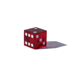 23mm Dice – Darkred – Sharp edge