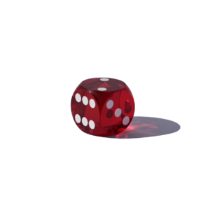 23mm Dice – Darkred – Round corners